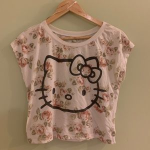 Forever 21 Hello Kitty Floral Top